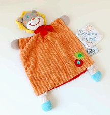 Doudou Plat Lion Orange