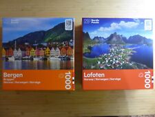 Nordic - Lot 2 Puzzles de 1000 pièces  | Norvège, Bergen et Lofoten
