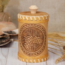 Boite céréales en bois/