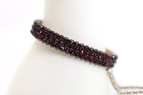 Bracelet tombak grenat - en,