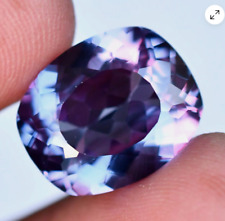 17.50 CT Naturel Couleur Change Saphir 925 Pendentif Argent Massif Voir Vidéo