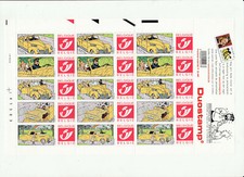 Herge Tintin timbres Tintin 7
