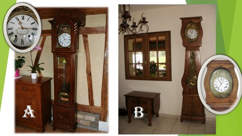 Horloge comtoise ancienne - horloge,
