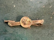 Petite broche de Bavoir ancienne Art Nouveau vers 1900 signée BECKER brooch