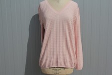 HERMES Pull rose cachemire et