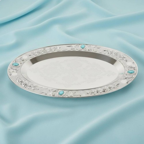 Plateau ovale motifs - plateau,