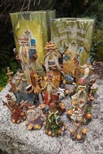 300  PROMO   10 FIGURINES  MERLIN MAGE MAGICIEN DRUIDE WOODY FORET LEGENDE