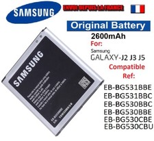Batterie Samsung ORIGINALE 2600 mAh Galaxy J2-J3-J5 réf EB-BG530BBC /EB-BG531BBE