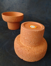 x2 rare pot fleur terre cuite