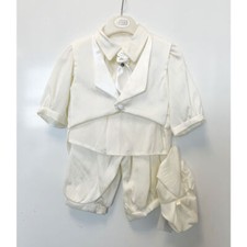 Crème bébé baptême - crème, costume
