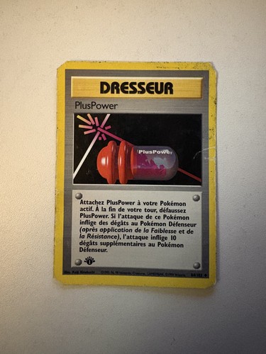 Carte pokémon pluspower - carte,