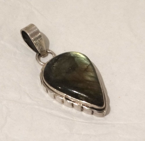 Pendentif labradorite et - en,