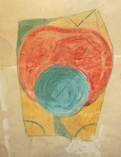 Tableau ancien aquarelle