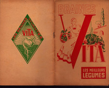 VALENCE (26) GRAINES de LEGUMES & FLEURS "VITA" Catalogue 1930-1940