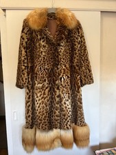 RARE manteau en OCELOT et