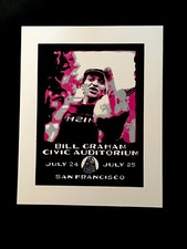 Phish Bill Graham Civic Auditorium 2018 Linocut Block Printed Poster Signed AP