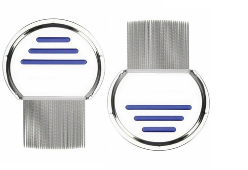 2pc métal tête anti - tête, poux