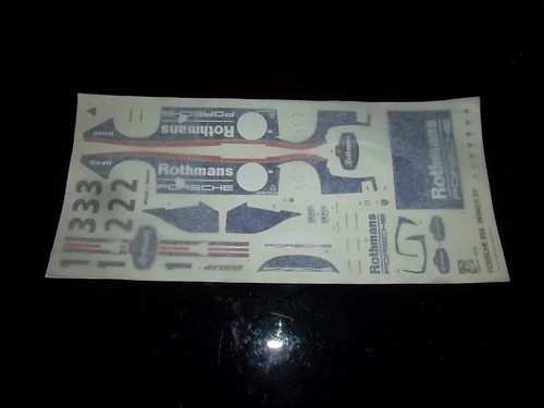 Vintage decals porsche 956 - decals,