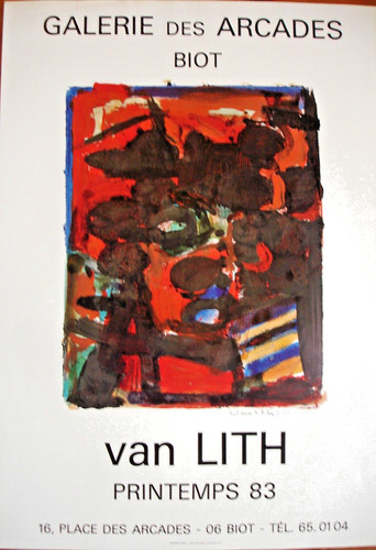 Affiche van lith - affiche, lith-1983-galerie