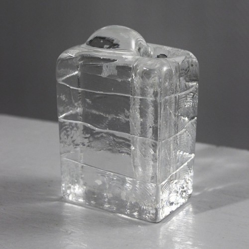 Vase soliflore bloc cristal