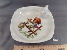 Ancienne assiette à bouillie en porcelaine de Limoges France (DE10)