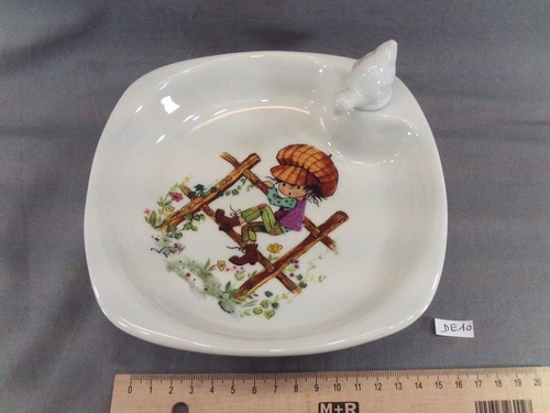 Ancienne assiette bouillie - assiette,