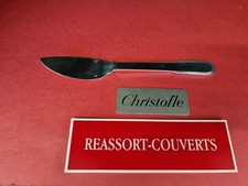 COUTEAU POISSON LAOS 20.5 CM CHRISTOFLE BEL ÉTAT MÉTAL ARGENTÉ ;
