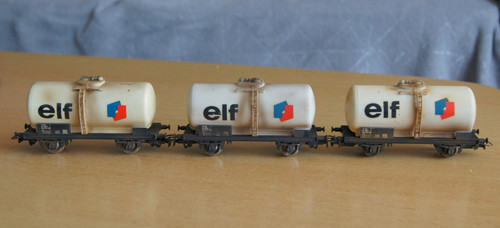 Wagons citernes elf - citernes, ho