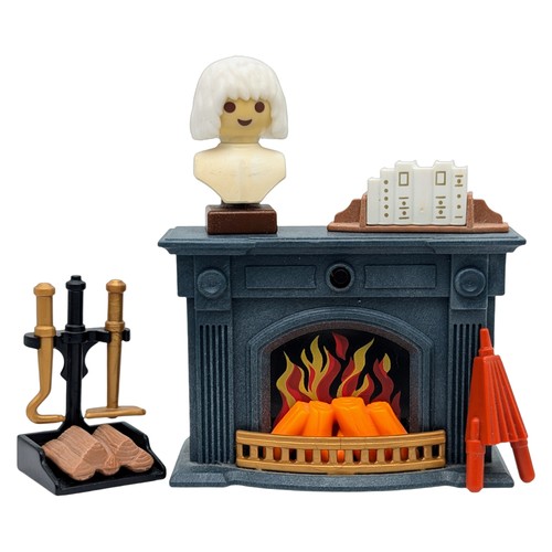 Playmobil cheminée noire