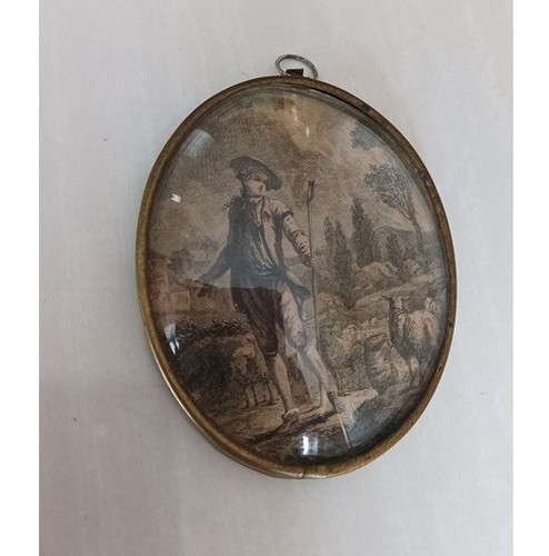 Médaillon avec une - , ancienne