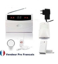 Kit Système d'alarme de maison sans fil Installation Facile Box téléphone fixe