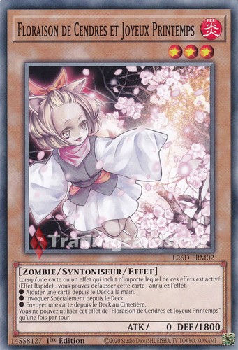 Floraison de cendres - yu-gi-oh!,