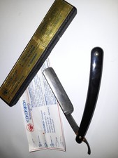 DOVO Solingen Rasoir coupe-choux noir lame évidée ( voir détails )