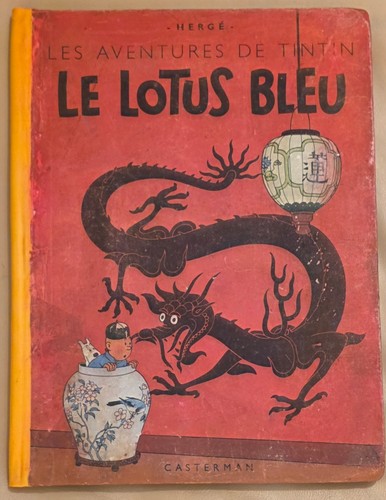 Tintin le lotus - tintin, /