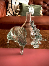 Rare Vintage Bull Decanter Art