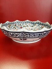 GIEN ancien grand plat, coupe