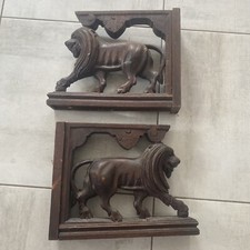 lions bois Medicis sculptures