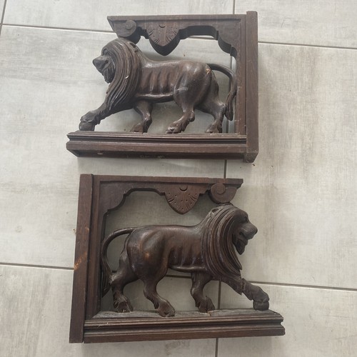 Lions bois medicis - lions,