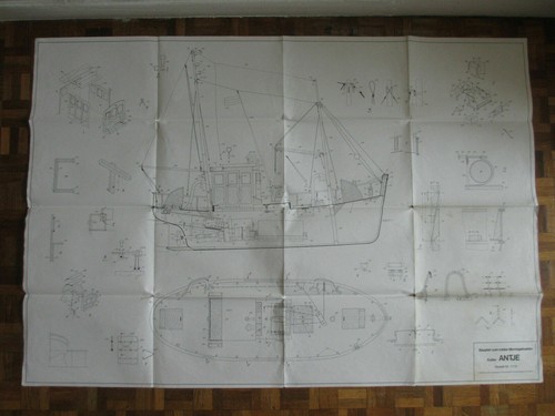 Plan chalutier kutter - du,