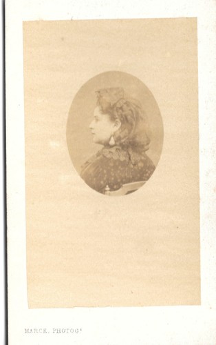 Photo cdv nelly harcourt - photo,