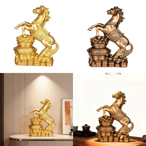 Figurine cheval résine - de,