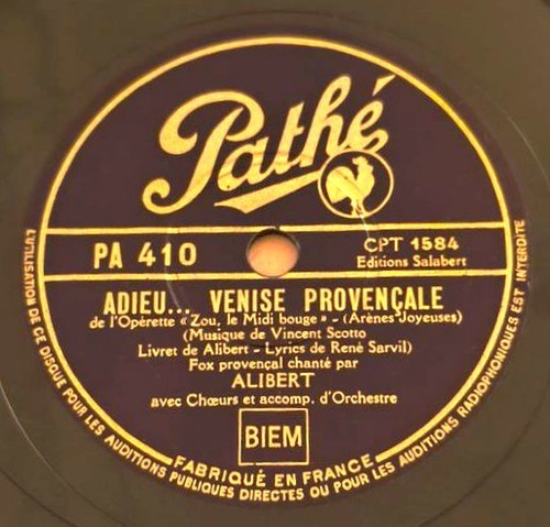 Alibert adieu venise - alibert,