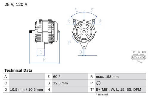 Bosch alternateur - bosch,