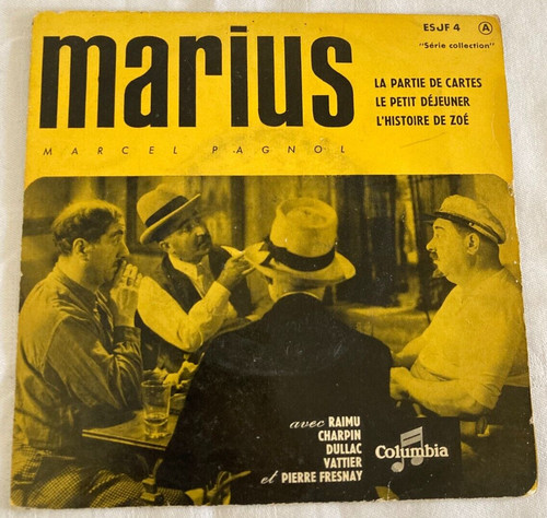 Disque 45t film marius - b.o,