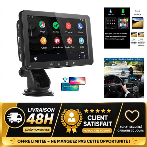 Autoradio portable pouces - portable, 7