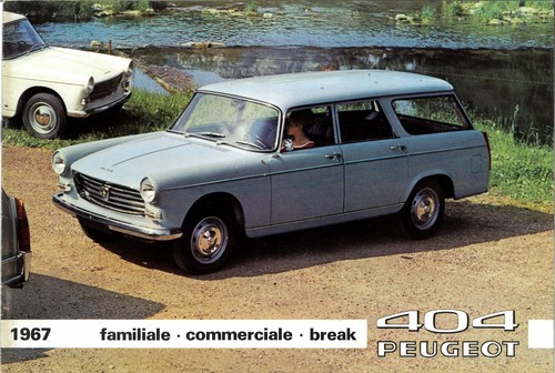 Catalogue brochure peugeot 404 - brochure,