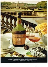 PUBLICITE ADVERTISING  054  1977  COGNAC GASTON DELAGRANGE  fine champagne