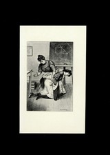 ❤️ 1913 Louis Malteste photogravure d'époque spanking bdsm fessée flagellation