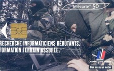 télécarte - armée de terre - bien plus qu'un métier - 2003