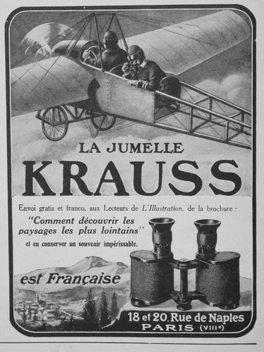 Publicité presse 1914 la - , de